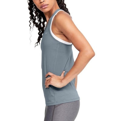 Camiseta Regata Under Armour HeatGear Armour Racer - Feminina - Foto 4
