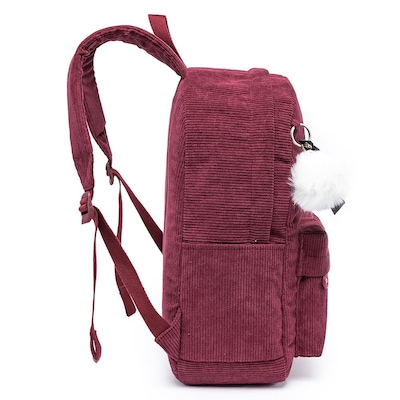 Mochila Spector Velvet com Chaveiro Peludo - 16,5 Litros - Foto 2