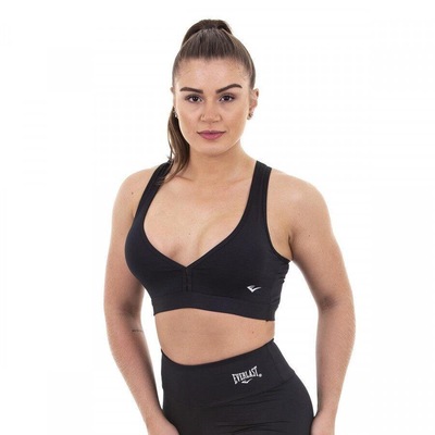 Top Fintess Everlast Preto - Adulto - Foto 3