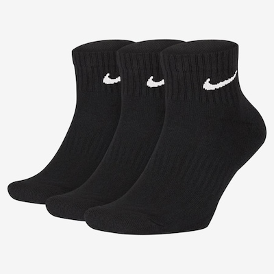 Kit de Meias Cano Médio Nike Everyday Cushion Quarter - 3 Pares - Foto 1