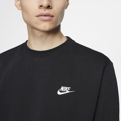 Blusão de Moletom Nike Sportwear Club Crew BB - Masculino - Foto 2