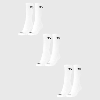 Kit de Meias Cano Alto Oakley Essential Crew Sock - Adulto - 3 Pares - Foto 2