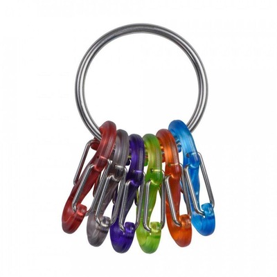Chaveiro Organizador Nite Ize Keyring S-Biner Krg2-11-R3 - 6 unidades - Foto 2