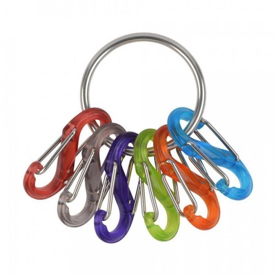 Chaveiro Organizador Nite Ize Keyring S-Biner Krg2-11-R3 - 6 unidades - Foto 1