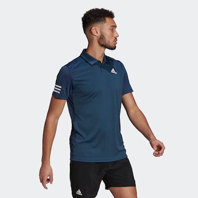 Camisa Polo adidas Tennis Club 3-Stripes - Masculina - Foto 3