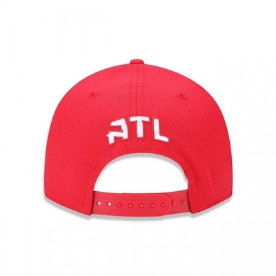 Boné Aba Reta New Era 9Fifty Original Fit Nba Atlanta Hawks Team Color - Snapback - Adulto - Foto 4