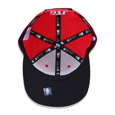 Boné Aba Reta New Era 9Fifty Original Fit Nba Atlanta Hawks Team Color - Snapback - Adulto - Foto 5