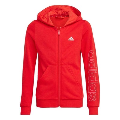Jaqueta de Moletom com Capuz adidas Zíper Essentials - Infantil - Foto 1