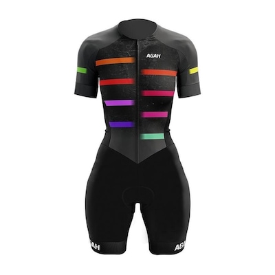 Macaquinho de Ciclismo Agah Soft - Feminino - Foto 1
