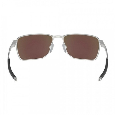 Óculos de Sol Oakley Ejector Satin Chrome W Prizm Sapphire - Unissex - Foto 3