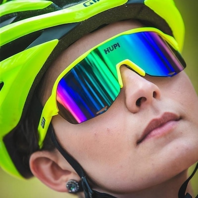 Óculos de Sol Hupi de Performance Ciclismo e Corrida - Unissex - Foto 4