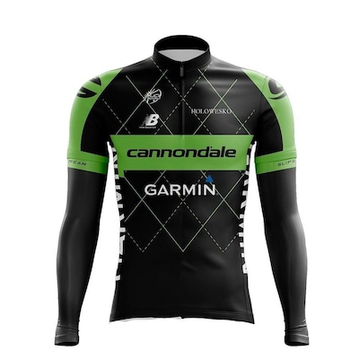 Camisa de Ciclismo Manga Longa Pro Tour Garmin Cannondale - Masculina - Foto 1