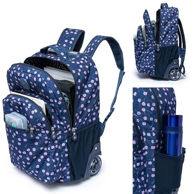 Kit Mochila de Rodinha Spector Escolar - 32 Litros+ Estojo Balão - Foto 2