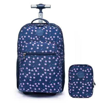 Kit Mochila de Rodinha Spector Escolar - 32 Litros+ Estojo Balão - Foto 1