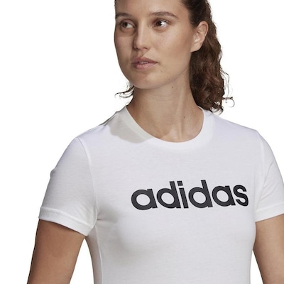 Camiseta adidas Essentials Slim Logo - Feminina - Foto 5