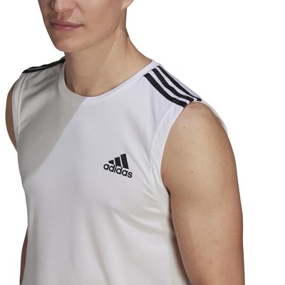 Camiseta Regata adidas Aeroready Designed to Move 3-Stripes - Masculina - Foto 2