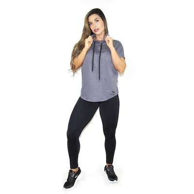 Blusão Everlast Vintage Com Capuz - Feminino - Foto 5