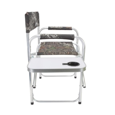Cadeira Camping Nautika Diretor Camuflado até 90 Kg com Mesinha e Porta Copo - Foto 4