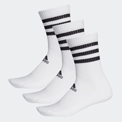 Kit de Meias Cano Médio adidas 3-Stripes com 3 Pares - Adulto - Foto 3