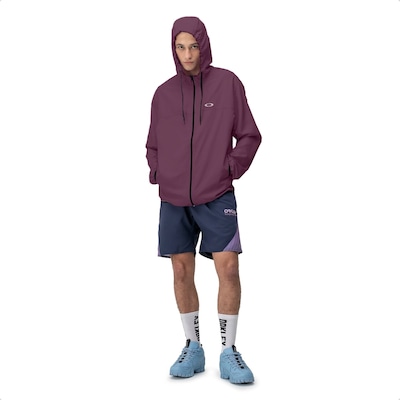 Jaqueta Corta-Vento com Capuz Oakley Windbreaker - Masculina - Foto 4