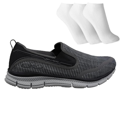 Tênis Olympikus Wellness + Pares de Meias - Masculino - Foto 1