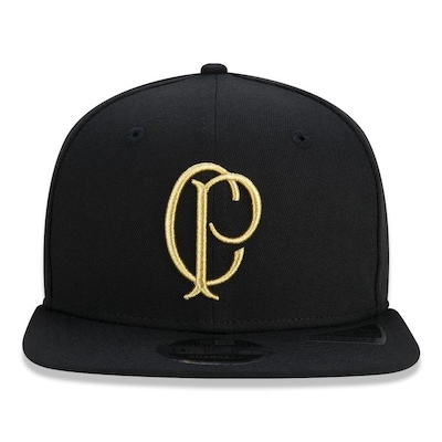 Boné Aba Reta New Era 9Fifty Original Fit Corinthians Futebol - Snapback - Adulto - Foto 2