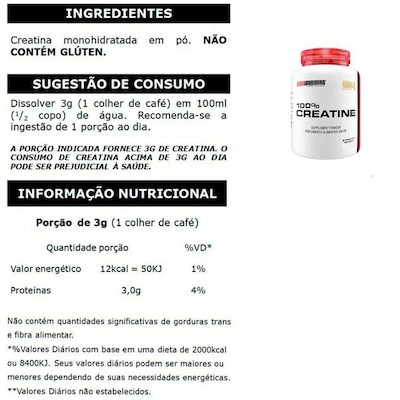Kit 3x Creatina Bodybuilders - 300g - Foto 2