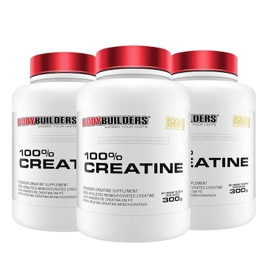 Kit 3x Creatina Bodybuilders - 300g - Foto 1