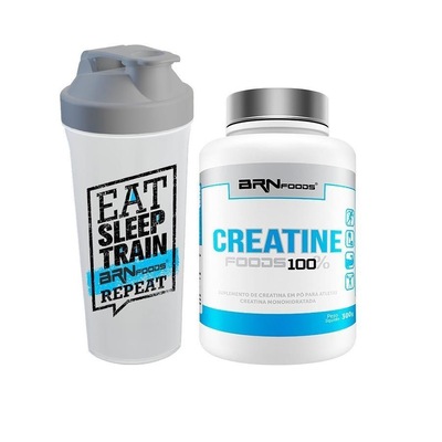 Kit Creatina BRN Foods - 300g + Coqueteleira - Foto 1
