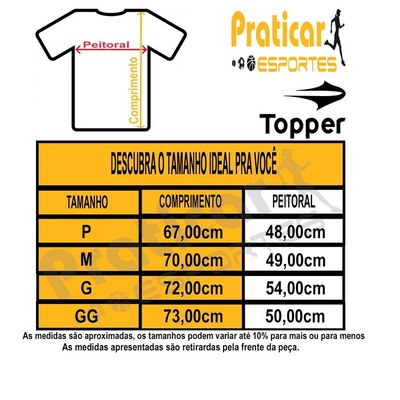 Camisa Topper Fut Classic - Masculina - Foto 4