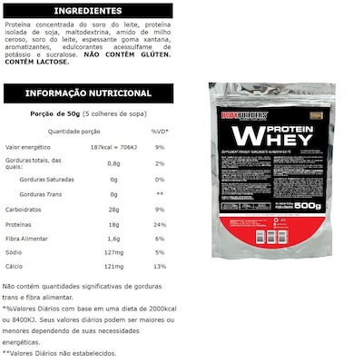 Kit Bodybuilders 2x Whey Protein Chocolate - 500g + Creatina 100g + BCAA 100g + ZMA + Coqueteleira - Foto 2