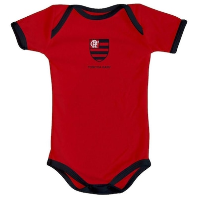Body Torcida Baby Flamengo 033 Ax - Infantil - Foto 1