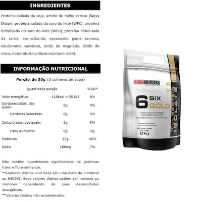 Kit 100% Whey Protein Isolado Bodybuilders - Morango - 2kg + Creatina - 100g + BCAA - 100g + Coqueteleira - Foto 2