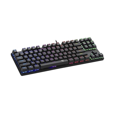 Teclado Mecânico Gamer T-Dagger Bora T-TGK315-RD RGB Switch Red US com fio - Foto 3