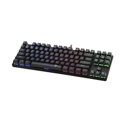 Teclado Mecânico Gamer T-Dagger Bora T-TGK315-RD RGB Switch Red US com fio - Foto 4