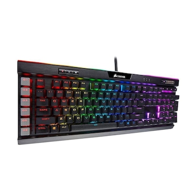 Teclado Mecânico Gamer Corsair K95 Platinum RGB Switch Cherry MX Brown US com fio - Foto 5