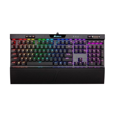 Teclado Mecânico Gamer Corsair K70 MK.2 RGB Switch Cherry MX Rapidfire PT com fio - Foto 1