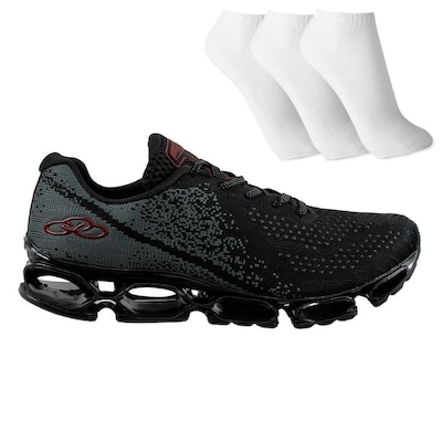 Tênis Olympikus Stroke - Masculino + 3 Pares de Meias - Foto 1