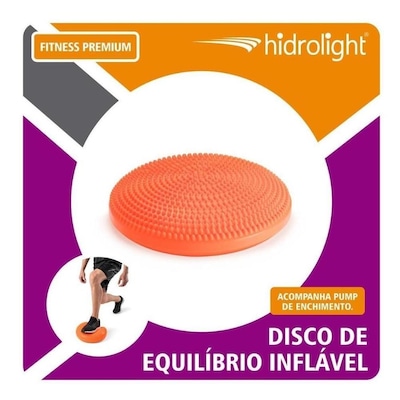 Disco Equilíbrio Inflável 33cm Balance Com Bomba Hidrolight - Foto 3