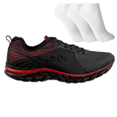 Kit Tênis Olympikus Linear Masculino + 3 Pares de Meia - Foto 1