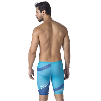 Bermuda de Natação Kauna Swim Tech Wave Masculina - Foto 3