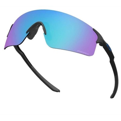 Óculos de Sol Oakley EVZERO Blades Steel W/ Prizm Sapphire - Unissex - Foto 3