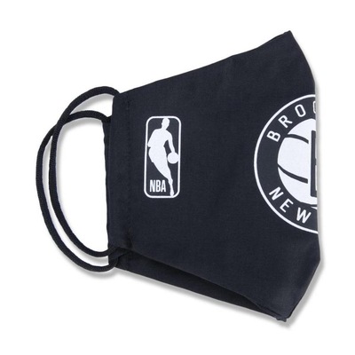 Máscara De Proteção Lavável Dupla Camada Nba Brooklyn Nets - Foto 1