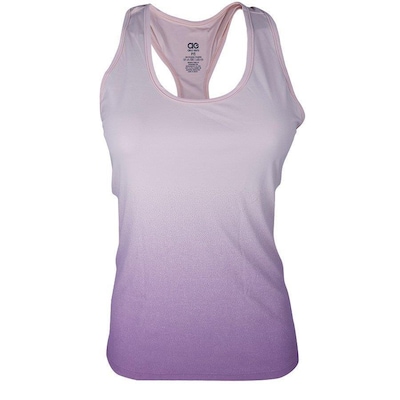 Camiseta Regata Alto Giro Skin Fit Degradê - Feminina - Foto 1