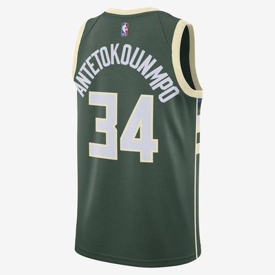Camiseta Regata Milwaukee Bucks Nike Giannis Antetokounmpo Icon Edition 2020 - Masculina - Foto 2