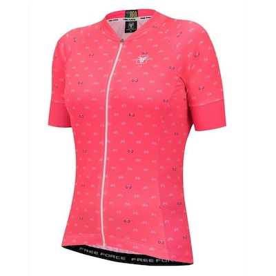 Camisa Ciclismo Cycles Free Force - Feminina - Foto 1