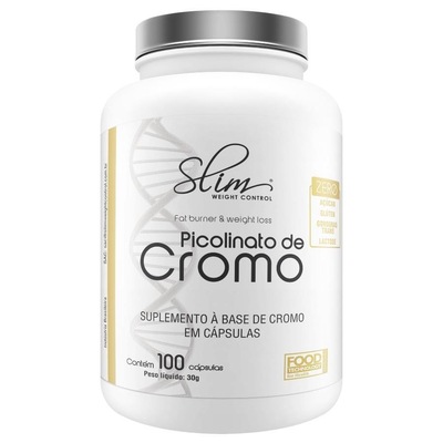 Picolinato de Cromo Slim Weight Control - 100 Cápsulas - Foto 1