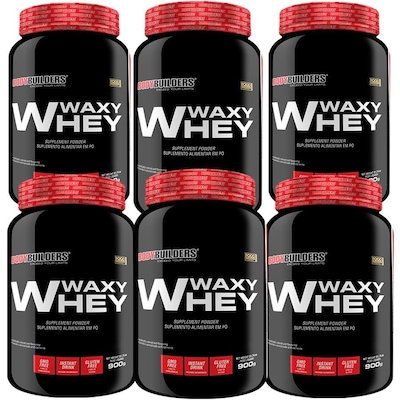 Kit 6x Waxy Whey Protein Chocolate 900g - Bodybuilders - Foto 1