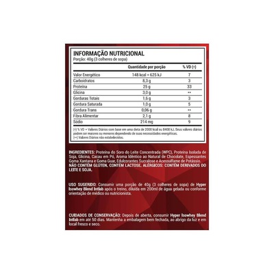 Kit Hyper Isowhey Blend Intlab - 2Kg - 2 Unds Chocolate - Foto 2