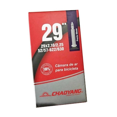 Câmara de Ar Chaoyang 29 x 2.10/2.25 Válvula Presta 48 mm - Foto 2
